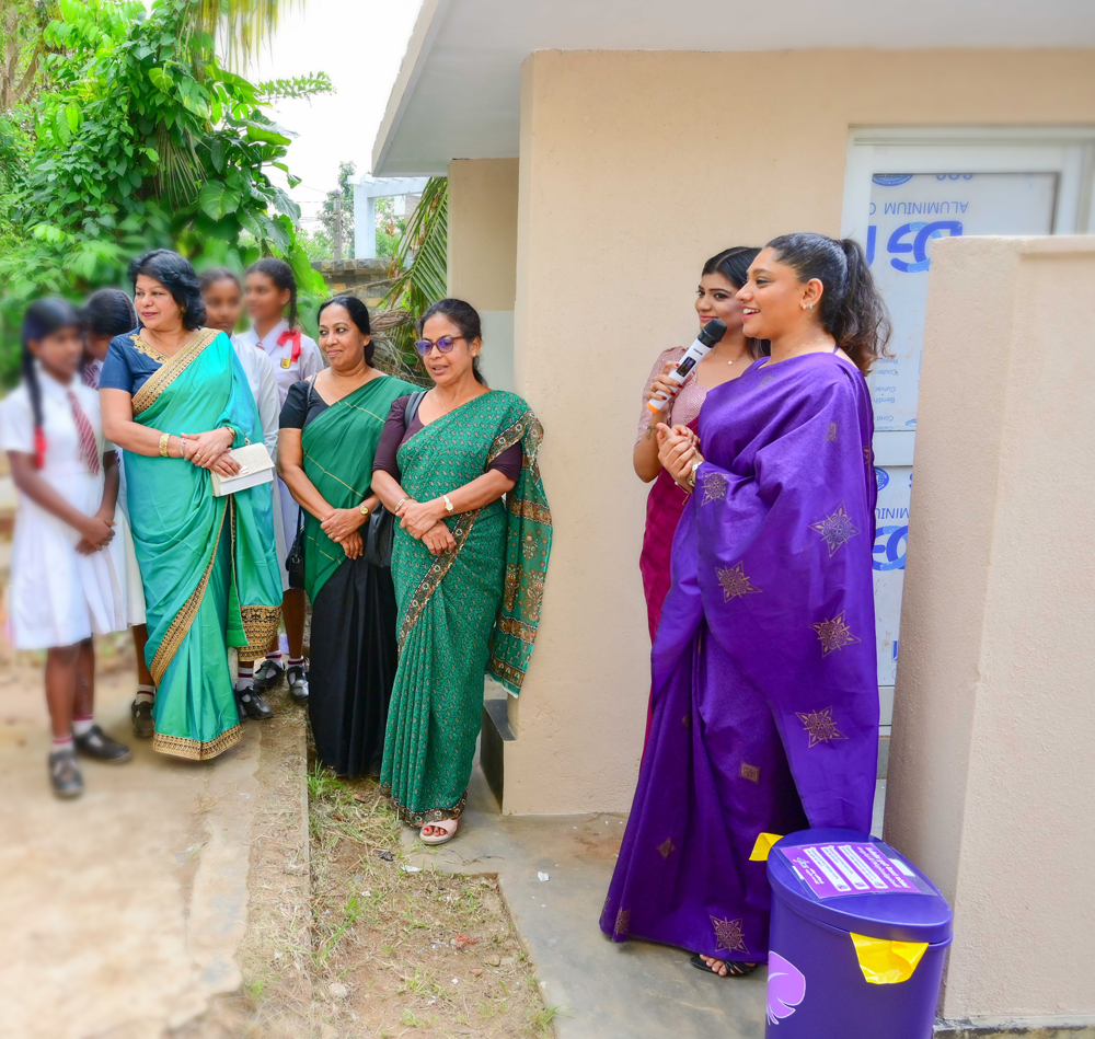 ‘Purple Bin’ Powered by Fems brings safe sanitary disposal to Sri Lankan schoolgirls