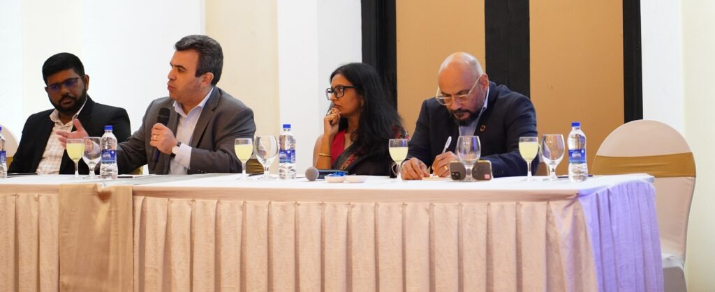 3 panel discussion featuring avedis seferian president and ceo of wrapyohan lawrence secretary general of jaaf amanthi perera head of sustainable busin