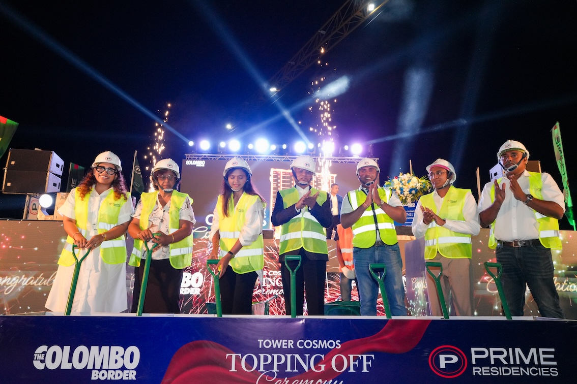 The Colombo Border Project by Prime Residences Marks Major Milestone as Tower Cosmos Tops Out