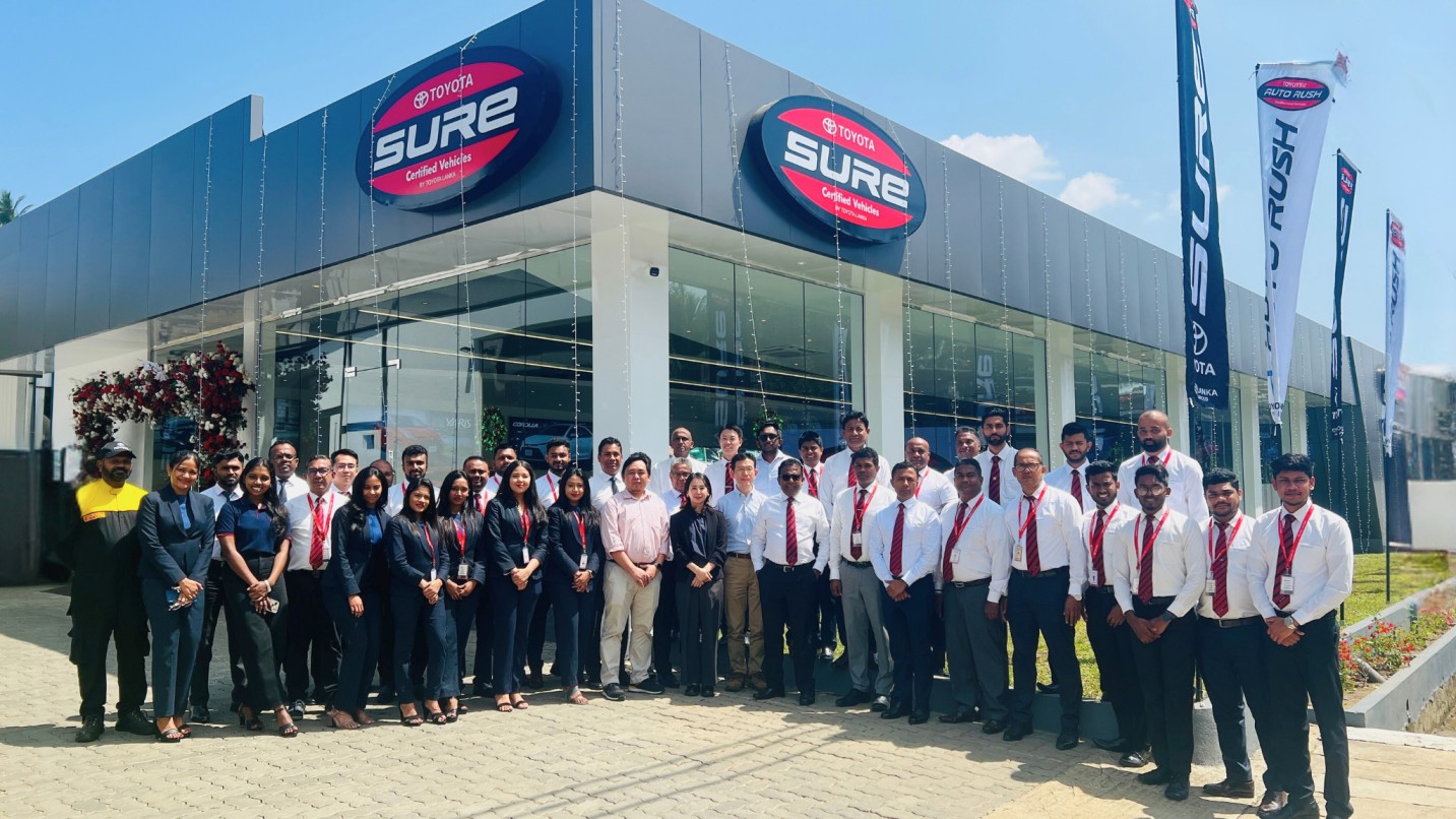 Toyota Lanka Group unifies Certified Mobility concept by synthesizing Toyota Sure and Toyotsu Auto Rush experience under one-showroom-roof  in Ratmalana and Kandy