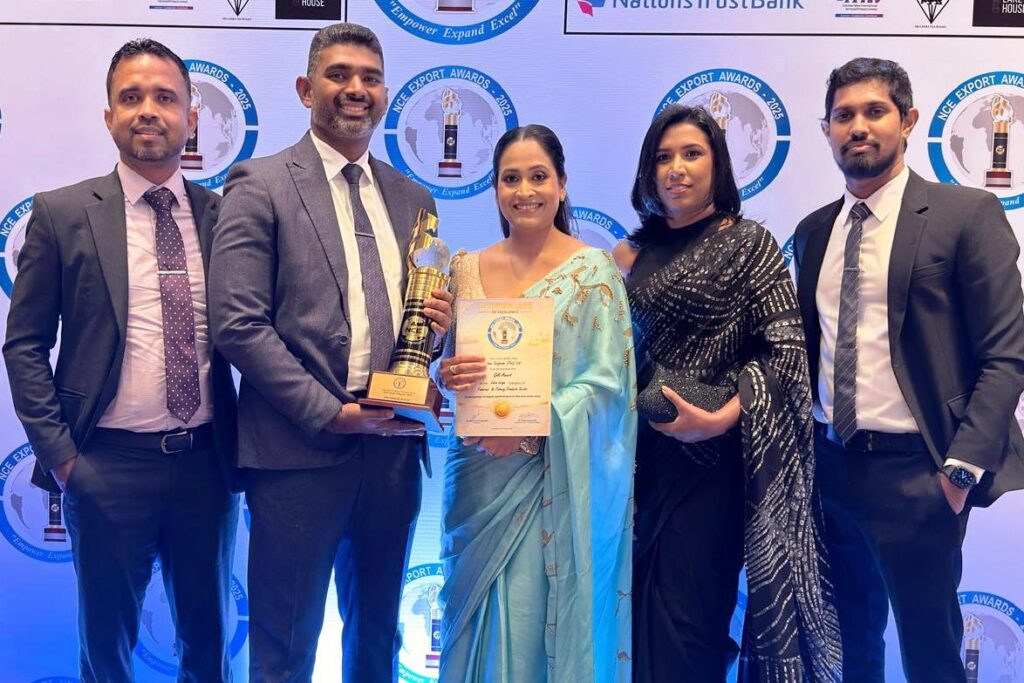 ලිහිනි සී ෆුඩ්ස් NCE අපනයන සම්මාන උළෙලේදී රන් සම්මාන දිනයි lihini sea foods