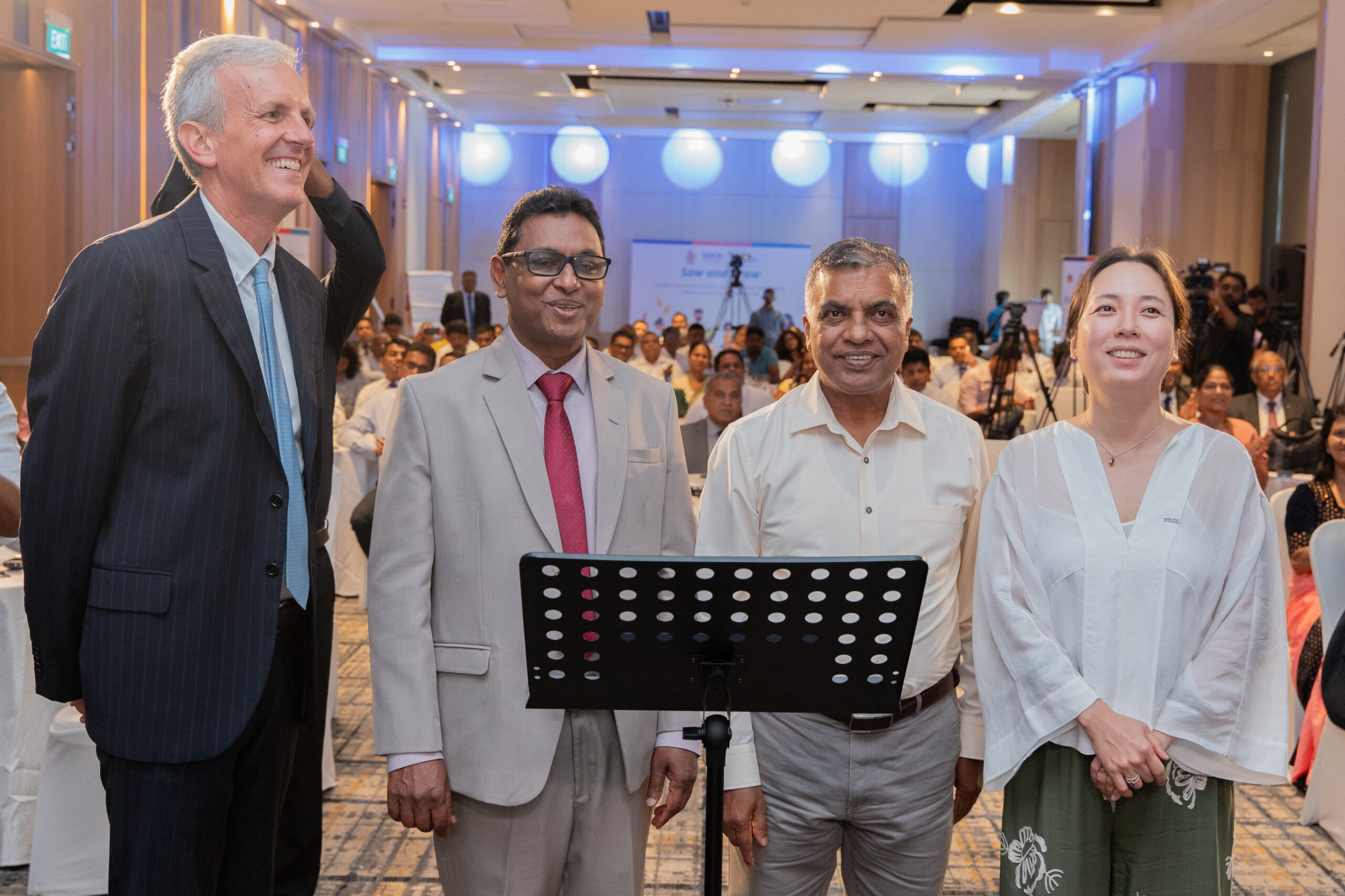 இலங்கையில் திரிபோஷாவை ஊக்குவிக்க அரசாங்கத்துடன் இணைந்து, WFP மற்றும் KOICA 10 மில்லியன் அமெரிக்க டொலர் மதிப்புள்ள “விதைத்து வளர்த்தல்’ திட்டத்தை அறிமுகப்படுத்துகின்றன.