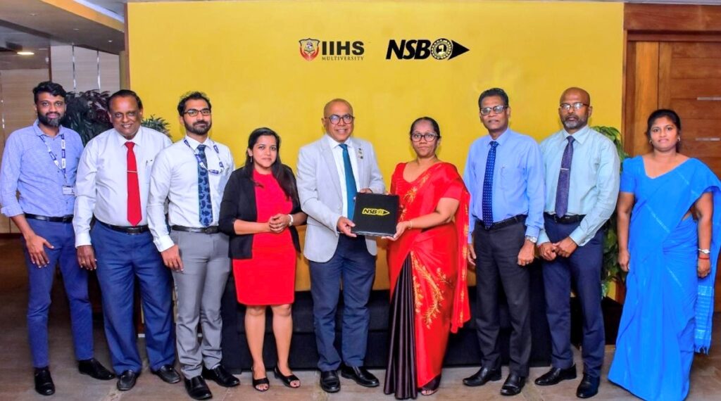 IIHS හා NSB ගෝලීය සෞඛ්ය අධ්යාපනයට ඇති ප්රවේශය පුළුල් කිරීමට එක් වේ iihs & nsb