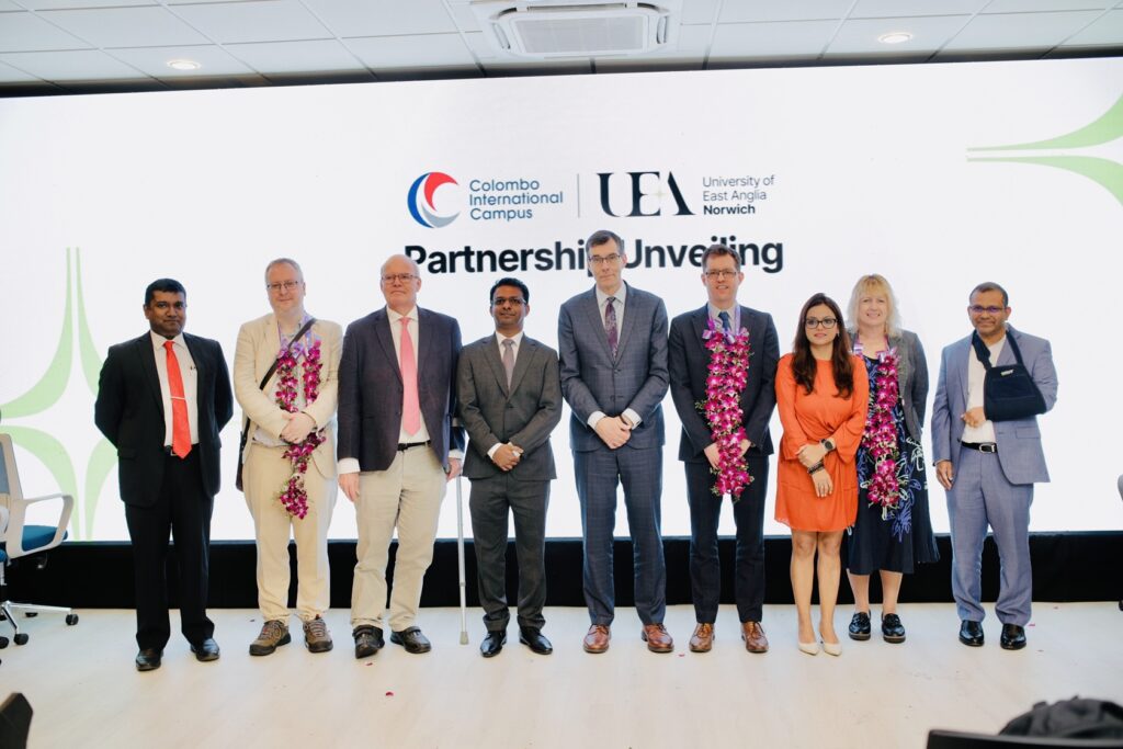 இலங்கையின் உயர் கல்வித் துறையின் மேம்பாட்டிற்காக ஐக்கிய இராச்சியத்தின் East Anglia பல்கலைக்கழகமும் Colombo International Campus உம் கைகோர்க்கின்றன image i 6