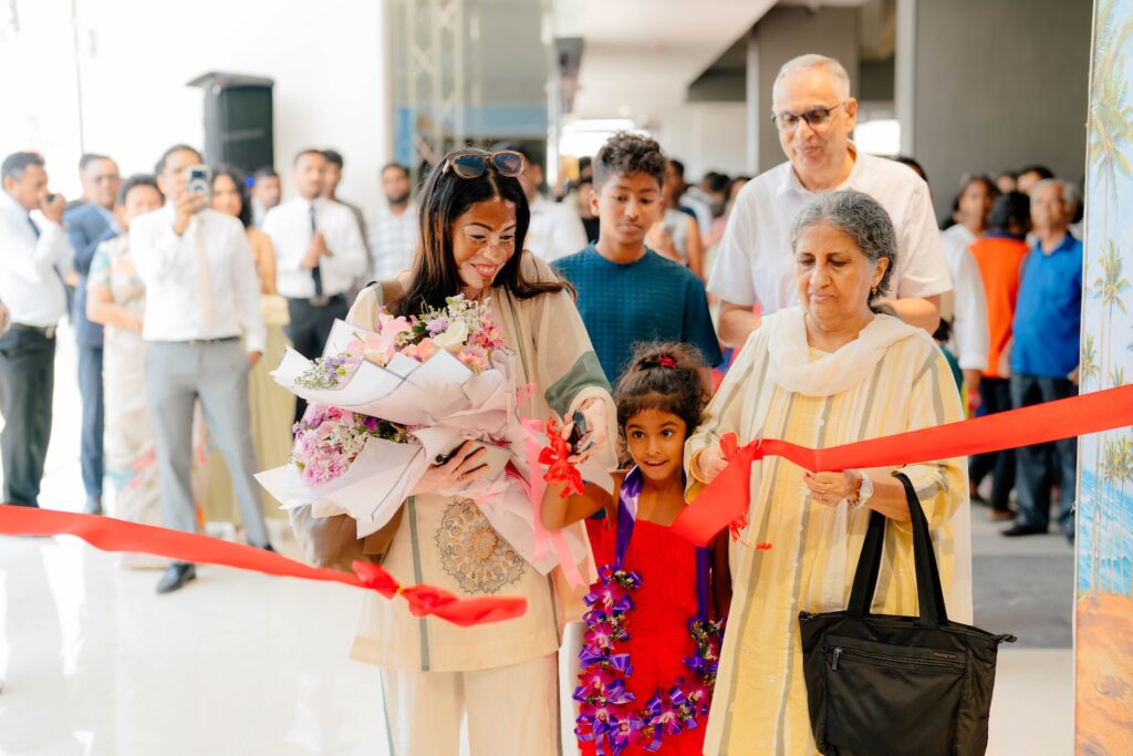 Moose Clothing Company opens doors to new exclusive store at Galle City Centre mr aslam omar, mariyam omar and nasreen omar (family of mr hasib omar)