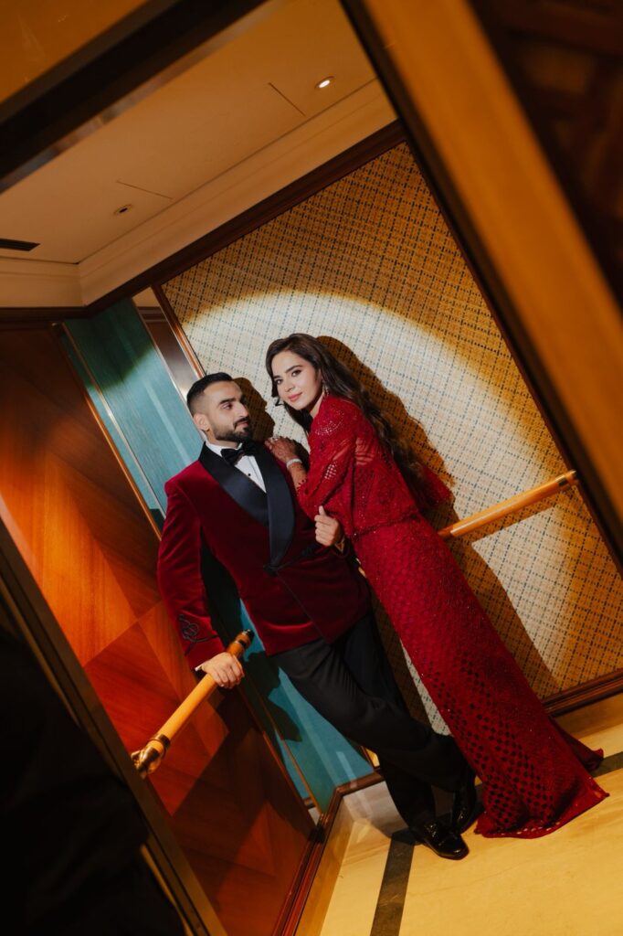 the couple, mujtaba and hafsa