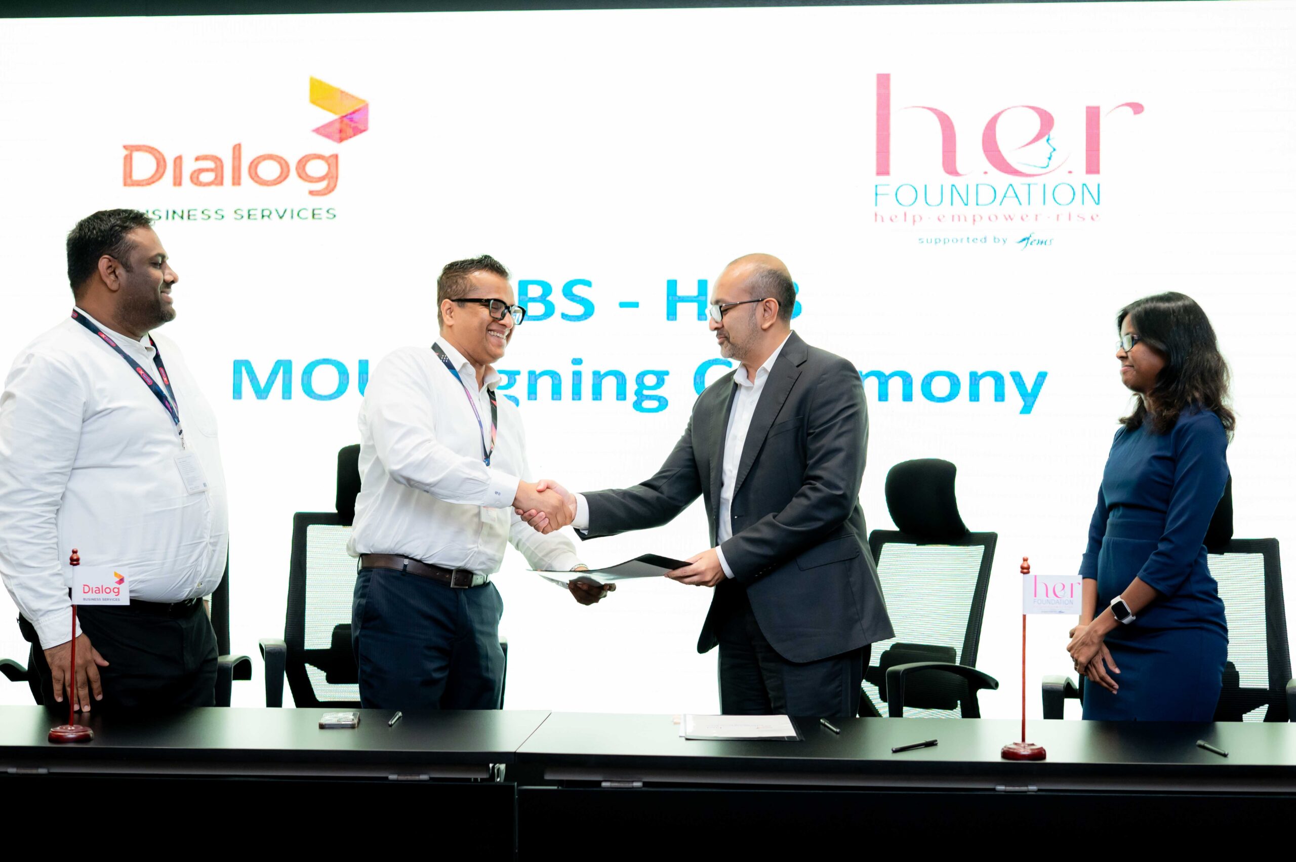 H.E.R Foundation supported by Fems Formalises Menstrual Health Partnership with Dialog Business Services