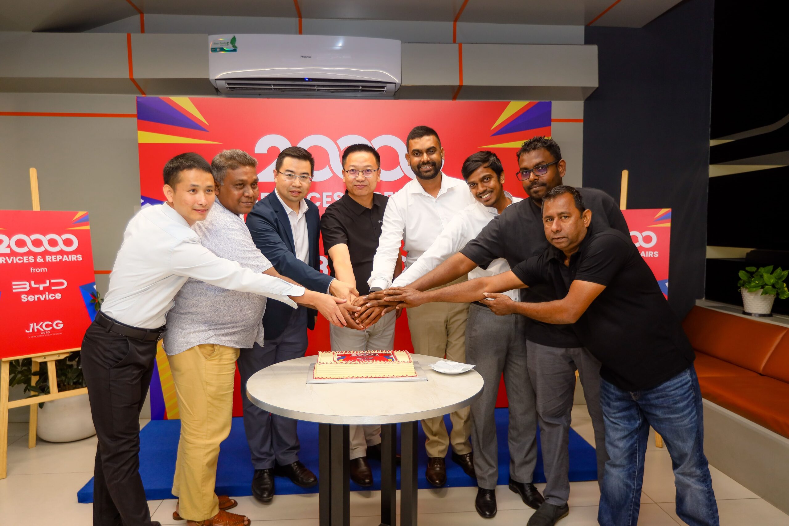 සේවා වාර සහ අලුත්වැඩියාවන් 20,000 සීමාව පසුකරමින් BYD සිය අලෙවියෙන් පසු සේවාවන් තවදුරටත් ශක්තිමත් කරයි
