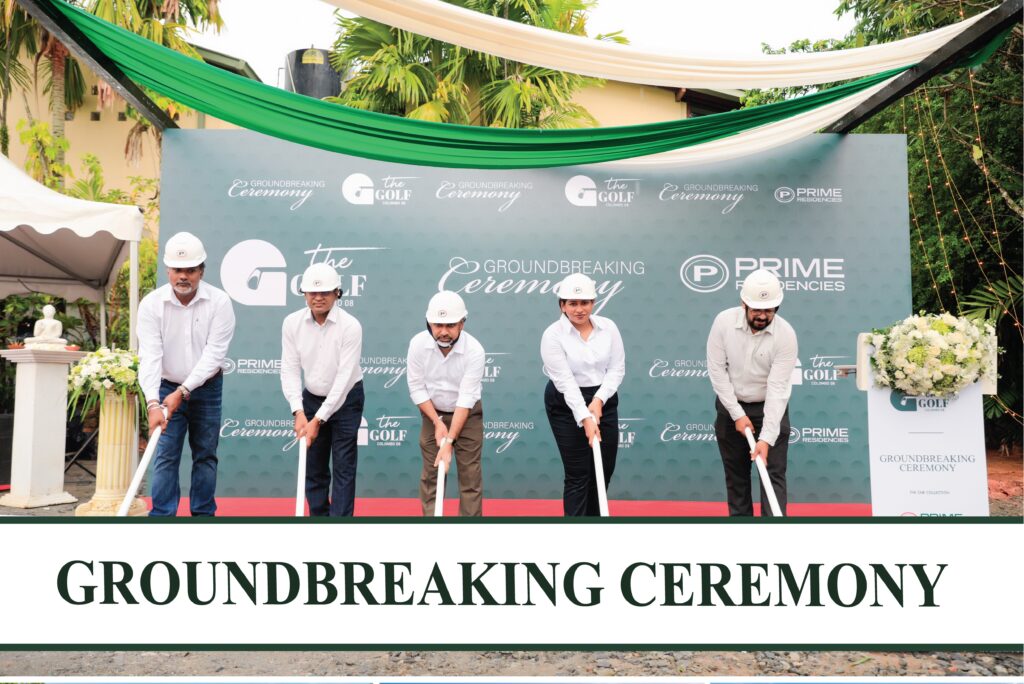 Prime Residencies Commences Construction of THE GOLF on Lake Drive, Colombo 08 the golf pr 1