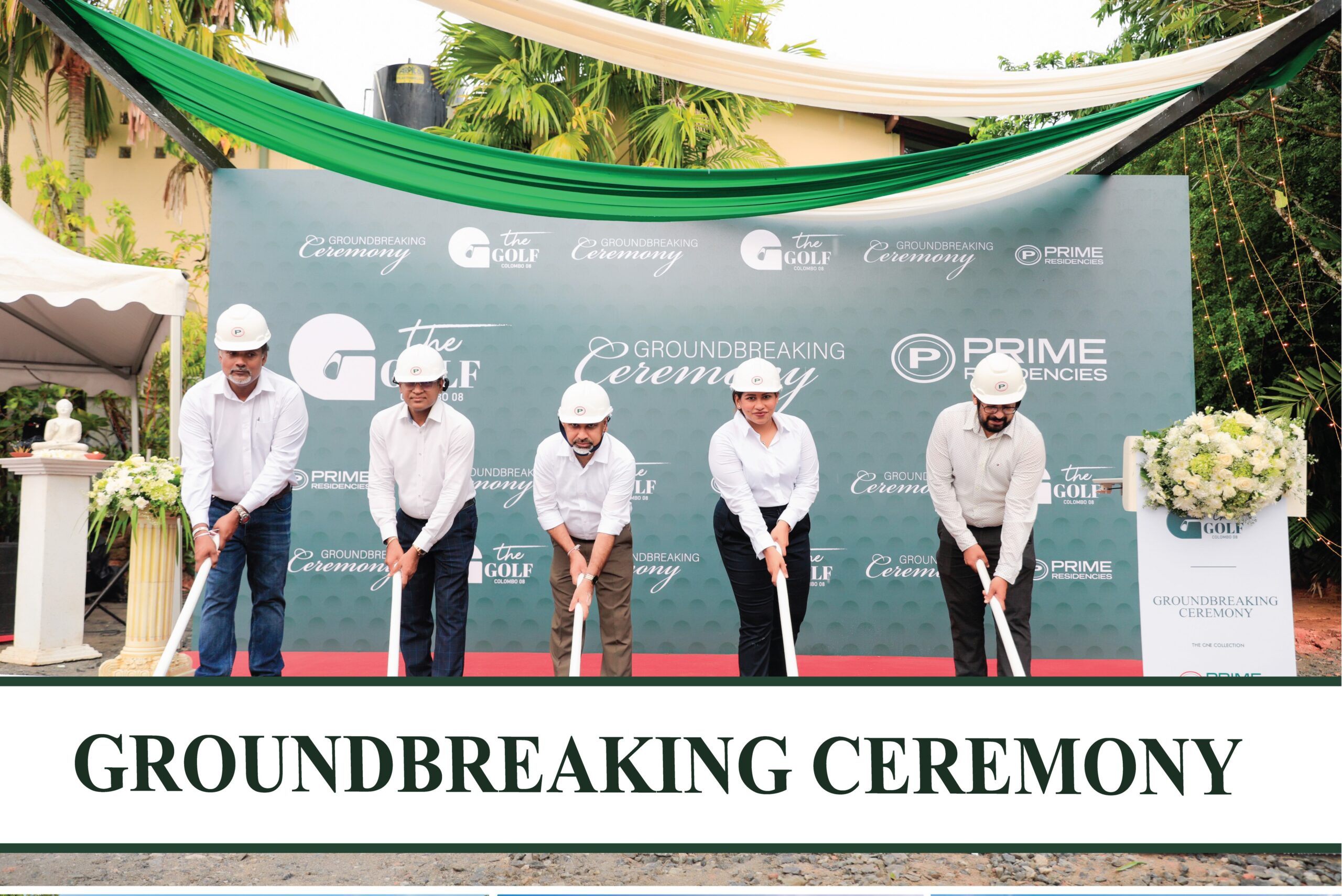 Prime Residencies Commences Construction of THE GOLF on Lake Drive, Colombo 08