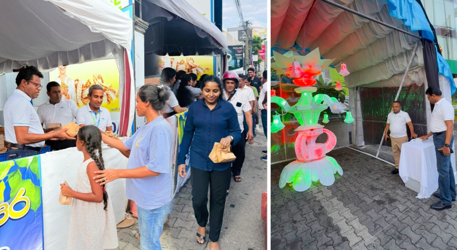 පරිත්‍යාගශීලීත්වය සහ භක්තිය පෙරදැරිව HNB FINANCE සීනි සම්බෝල බනිස් දන්සල සහ වෙසක් පහන් කූඩුව මෙවරත්