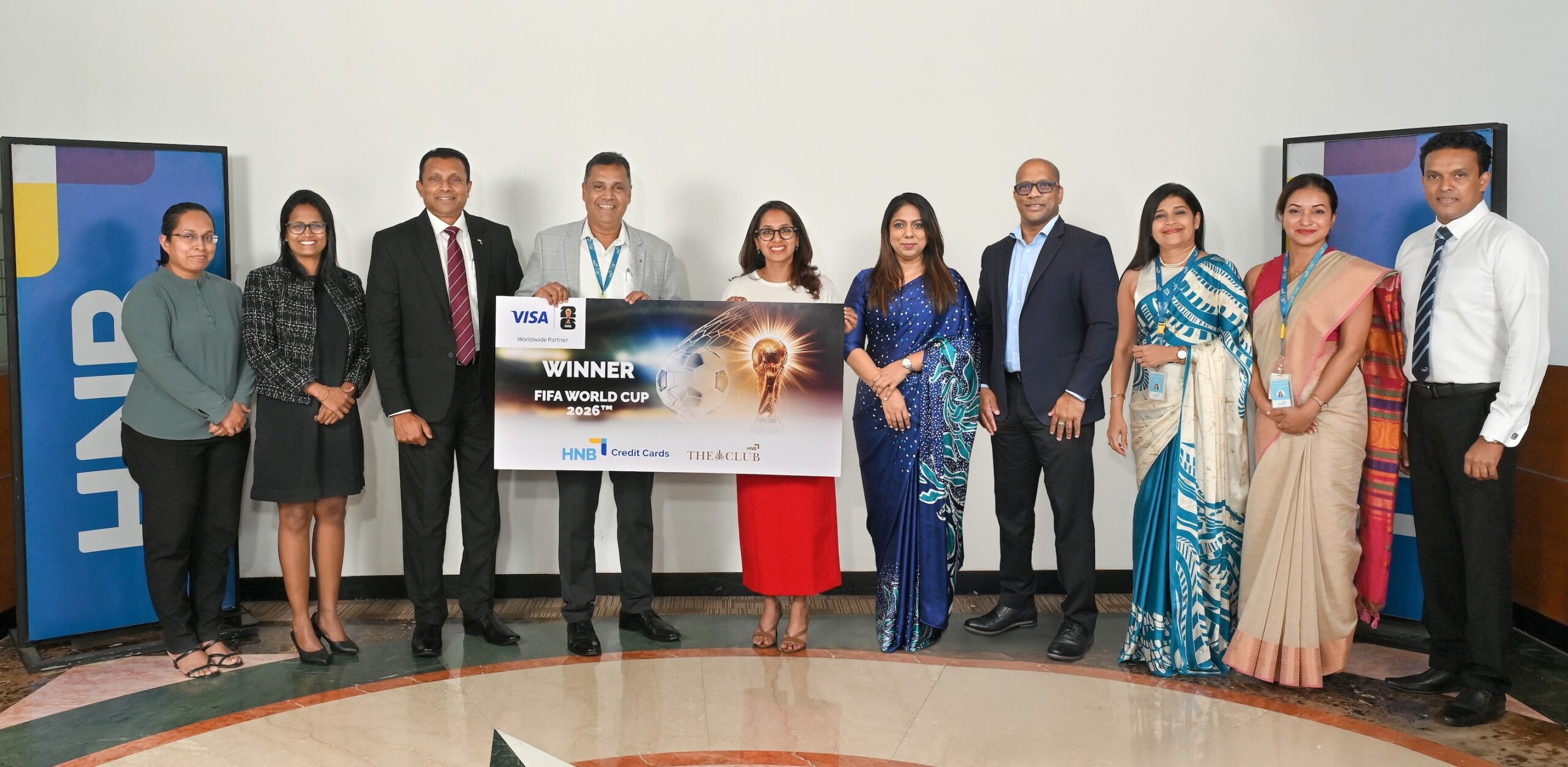HNB Rewards Visa Club Infinite cardholder with Once-in-a-Lifetime access to the FIFA World Cup 2026™ Final
