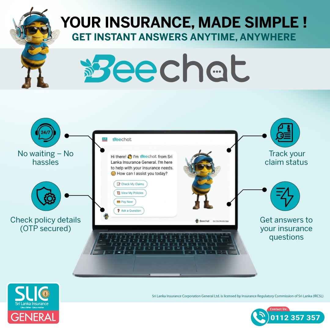 Sri Lanka Insurance Corporation General Limited launches ‘Beechat’ – Sri Lanka’s first generative AI‑powered, trilingual insurance assistant