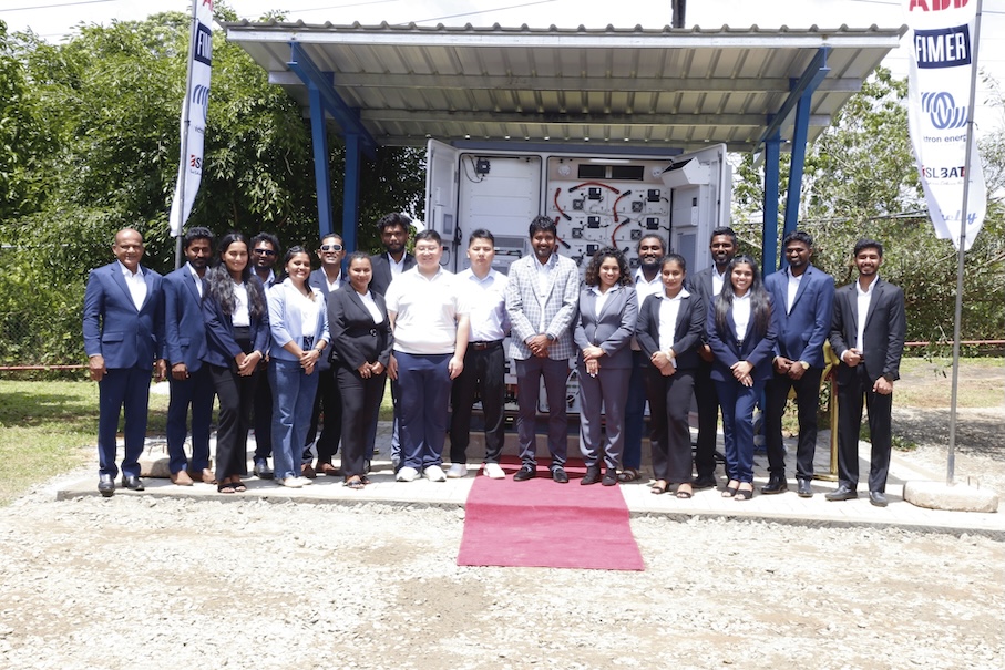 SLAM Power Solutions and Ceyring (Pvt) Ltd Launch Sri Lanka’s First Industrial Battery Energy Storage System (BESS) Cabinet System Integrating with Solar Power