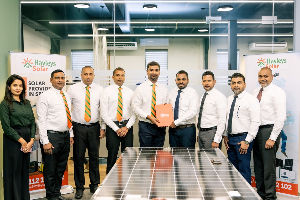 Hayleys Solar and PMF Finance PLC Partner to Expand Access to Solar Energy through Flexible Financing Solutions