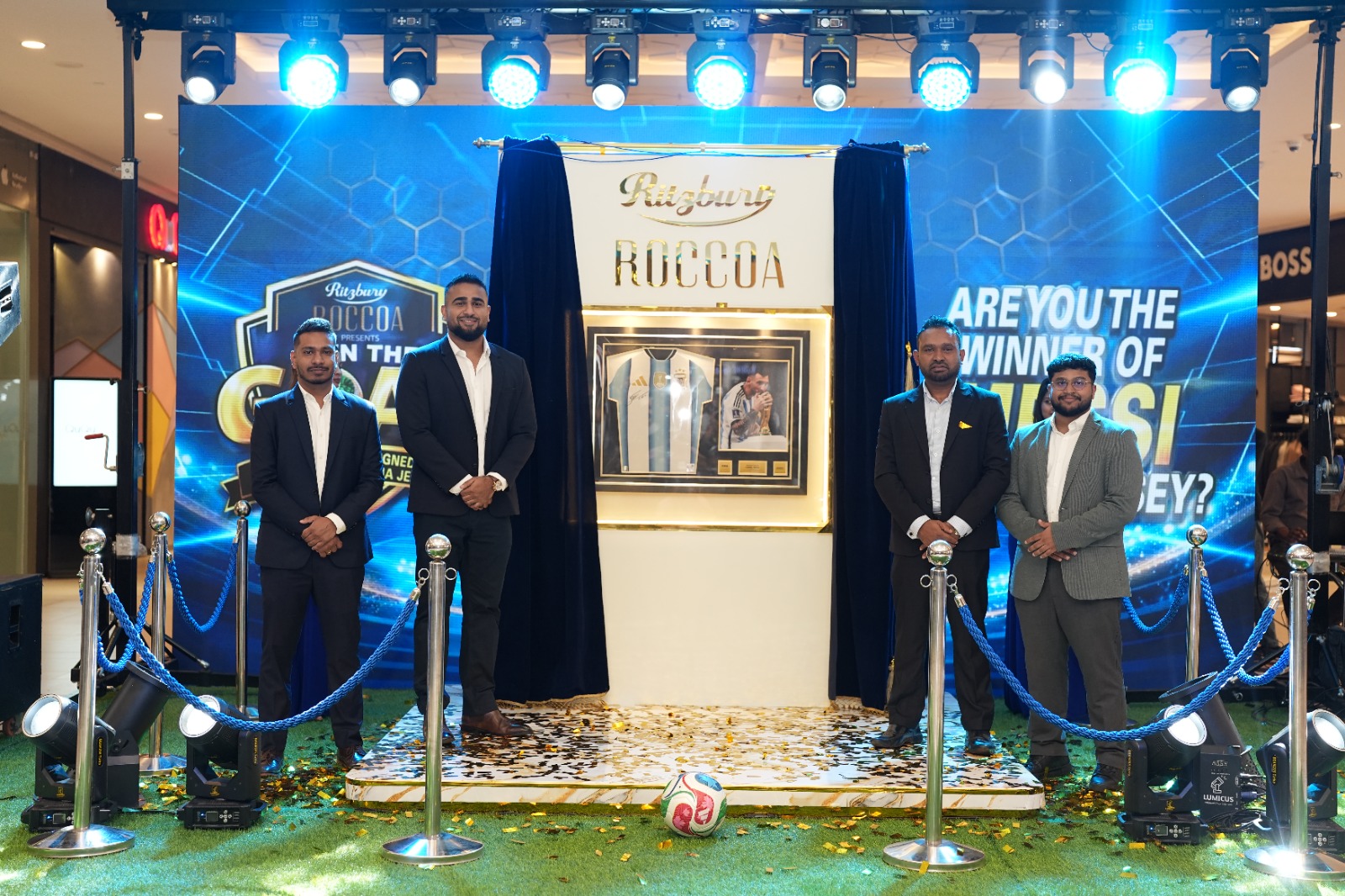 Ritzbury Roccoa brings two of the world’s greatest football icons to Sri Lanka
