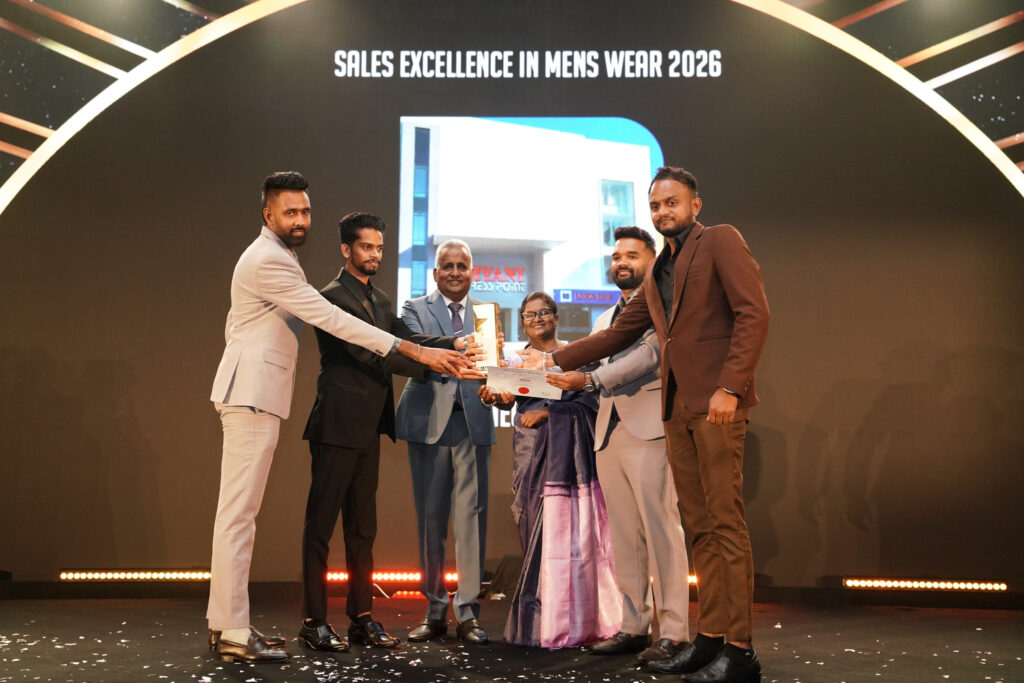 image 5. sales excellence mens wear negombo award