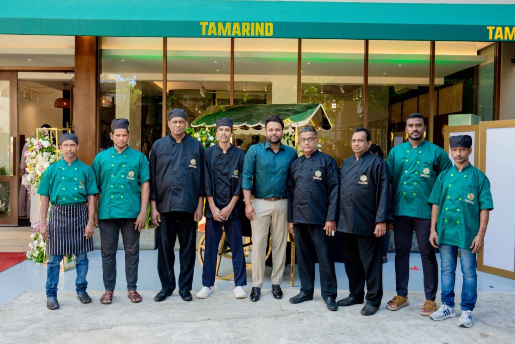 Tamarind brings global flavours to Colombo founder, farhan hameed with team of chefs