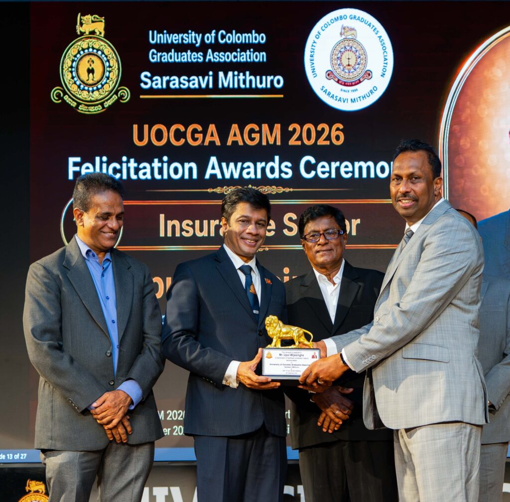 aia sri lanka deputy ceo recognised for outstanding contribution to sri lanka’s insurance industry