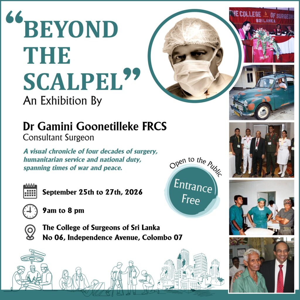 “Beyond the Scalpel” A Unique Visual Chronicle of Surgery, Humanity and Four Decades of Service public invitation beyond the scalpel