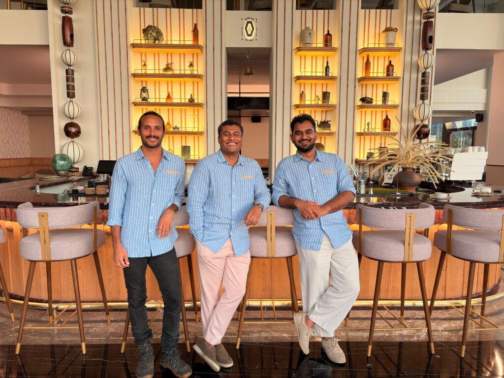 Otherland Hotels makes its debut in Galle left to right emanuel, rishi & samarth